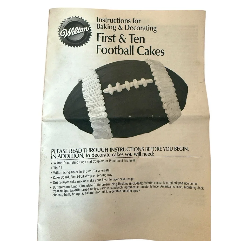 Wilton Football Cake Pan – Vintage Copper‎ Finish Aluminum Mold
